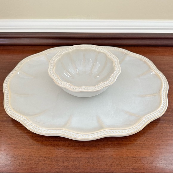 Beautiful platter and dip bowl - Picture 10 of 11